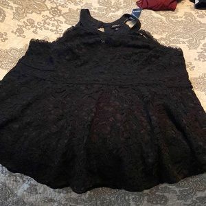 Torrid size 2 lace peplum halter top